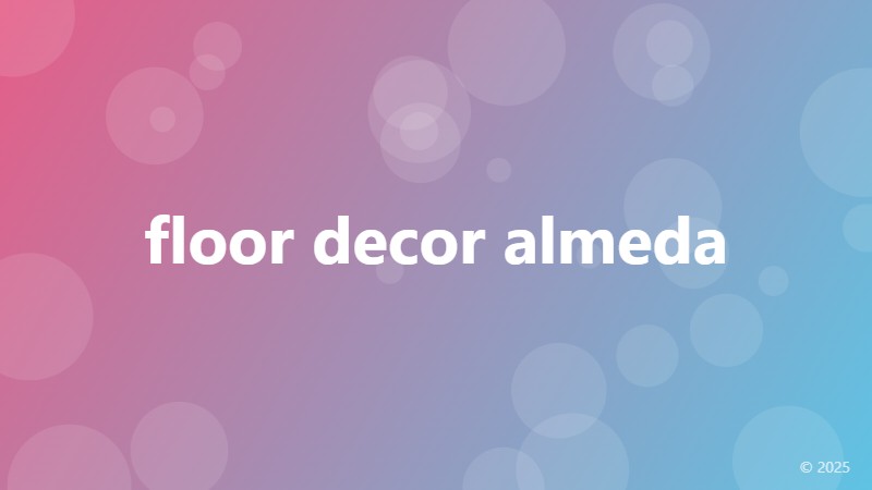 floor decor almeda