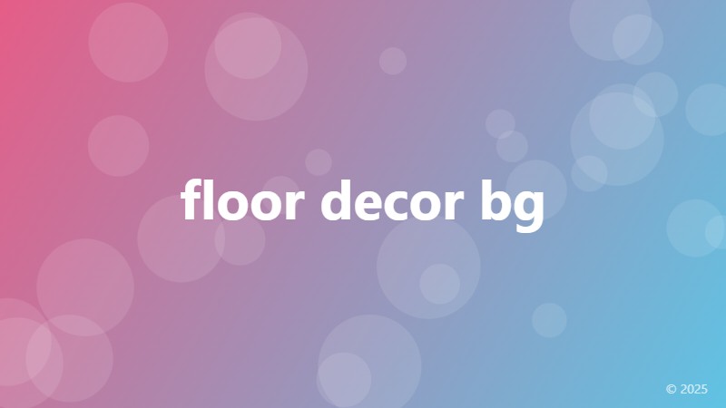 floor decor bg