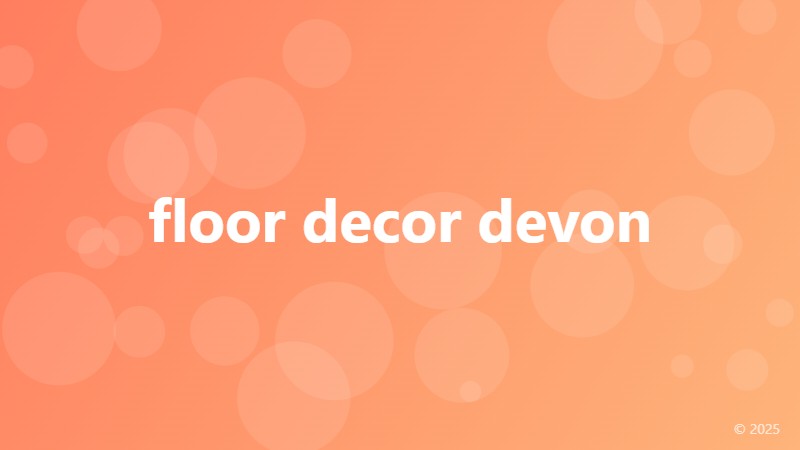 floor decor devon