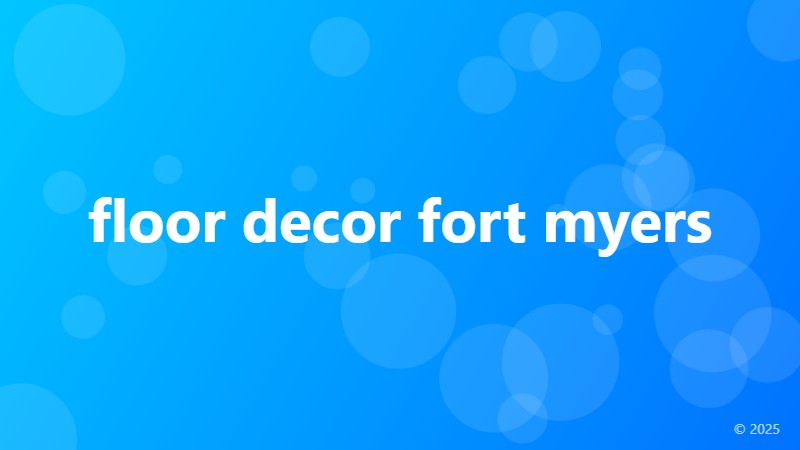 floor decor fort myers