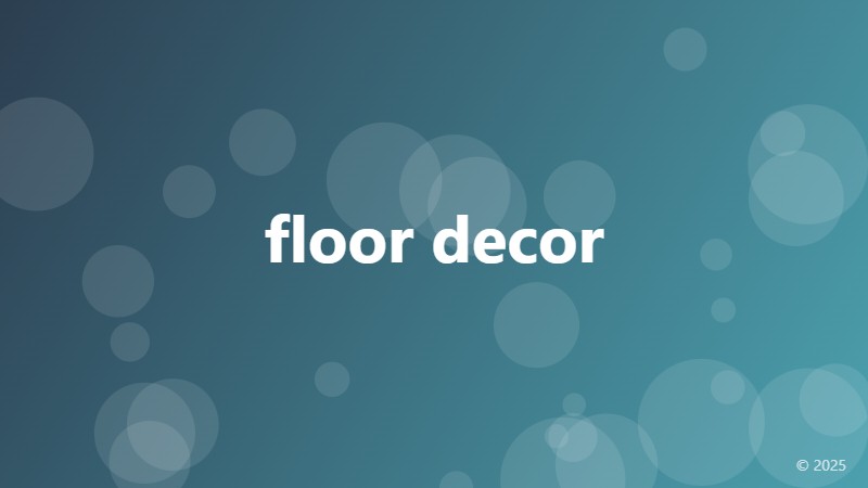 floor decor