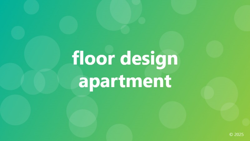 floor design apartment