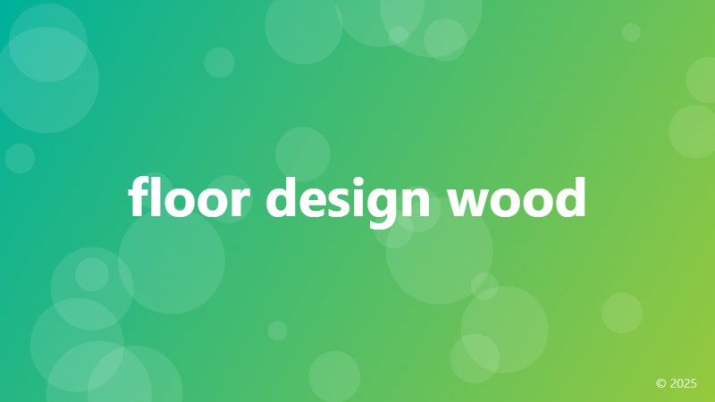 floor design wood