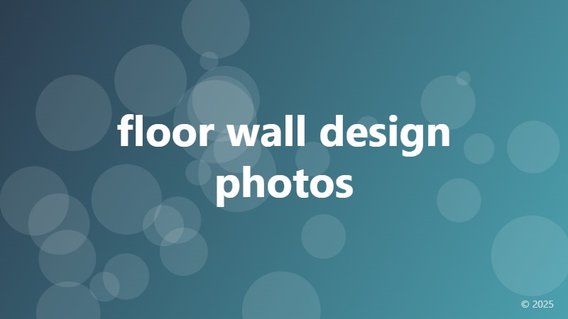 floor wall design photos